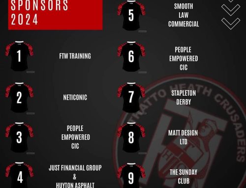 We are the Number 1 shirt sponsor for Thatto Heath Crusaders Rugby Club